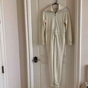 BNWT WeWoreWhat Cream Jumpsuit